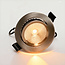 LED Inbouwspot - 7W - 2700K Warm wit - Ø85mm - Dimbaar - IP40 - Kantelbaar - Rond