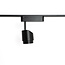 PURPL Smart Magnetische Railspot - 12W - Ø60x95 mm - CCT (2700K-6000K) - Zigbee 3.0 - Dimbaar - 702 lm - CRI>90 - Zwart - Geschikt voor Superslim 48V Railverlichting