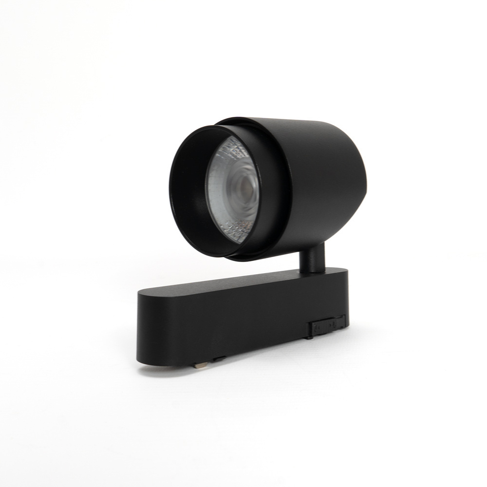 PURPL Smart Magnetische Railspot - 12W - Ø60x95 mm - CCT (2700K-6000K) - Zigbee 3.0 - Dimbaar - 702 lm - CRI>90 - Zwart - Geschikt voor Superslim 48V Railverlichting, foto 4 van 5