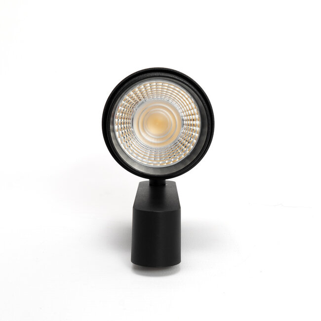 Smart Magnetische Railspot - 12W - Ø60x95 mm - CCT (2700K-6000K) - Zigbee 3.0 - Dimbaar - 702 lm - CRI>90 - Zwart - Geschikt voor Superslim 48V Railverlichting