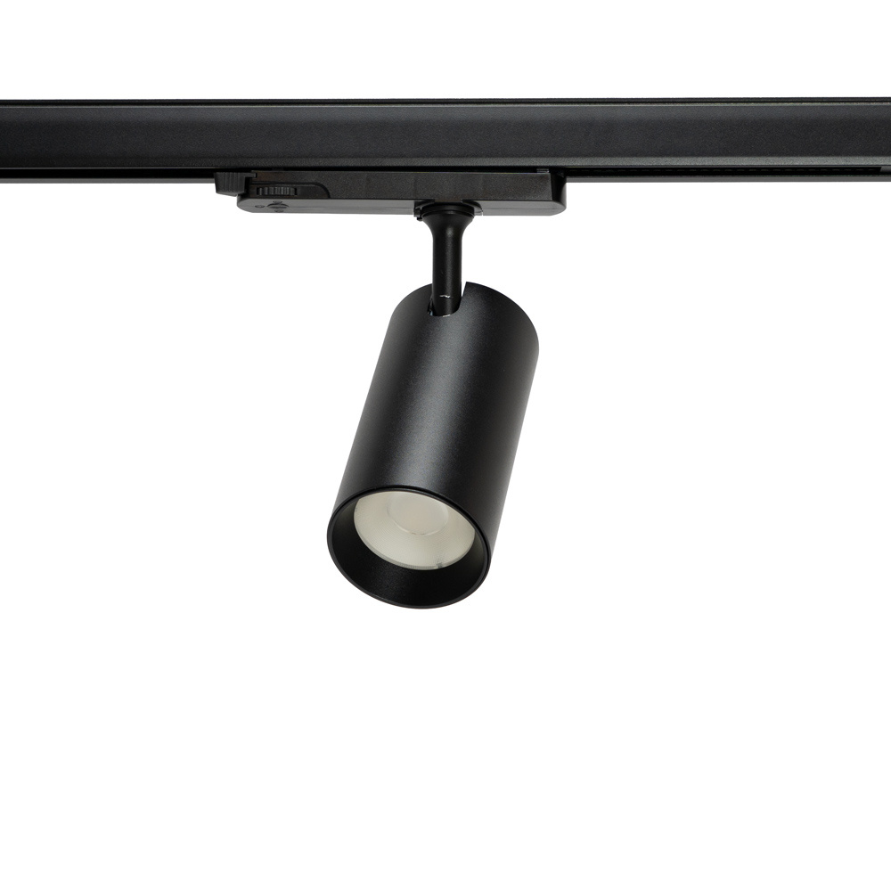 PURPL LED Railspot - 30W - 3CCT (3000K/4000K/6000K) - ø75x151mm - 3-fase - Zwart, foto 5 van 6