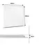 PURPL LED Paneel - 62x62 - 4000K Helder wit - 30W - 3900 lm - 130 lm/W - UGR<19 - IP50 - Flikkervrij - Back-lit