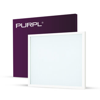 PURPL LED Paneel - 62x62 - 6000 - 30W - 3950 lm - 130 lm/W - UGR<22 - IP40 - Flikkervrij - Edge-lit