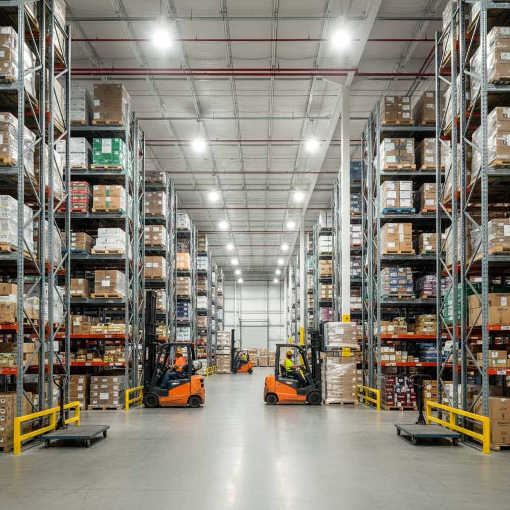 Lumin8 LED High Bay - 150W - 15.000 lm - 100 lm/W - 4000K Helder Wit - 110° - IP65 - IK07, foto 2 van 6