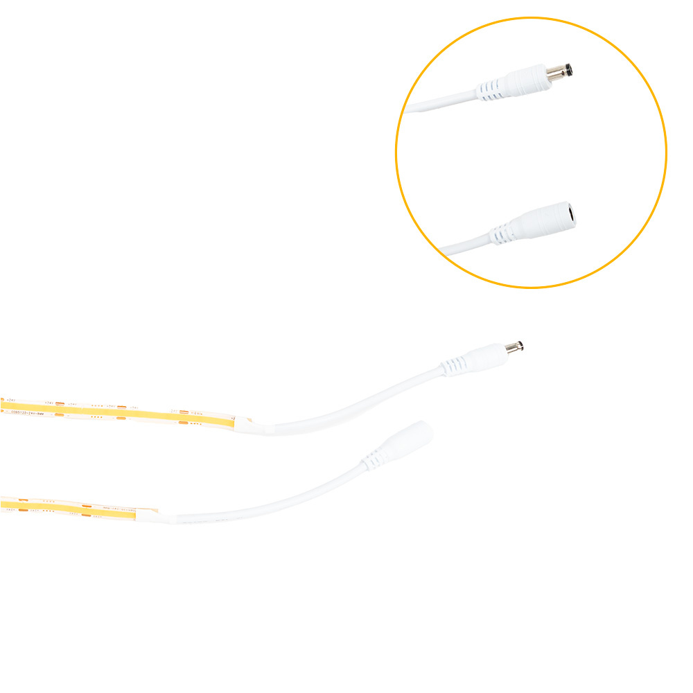 PURPL COB Led Strip - 5m - 512 LED's p/m - 24V - 6000k Koud Wit - IP20, foto 5 van 6