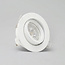 PURPL LED GU10 spot inbouw armatuur - Zink - Ø83mm - Wit - Kantelbaar IP20 Rond