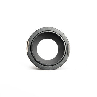 PURPL Inbouw Armatuur - GU10 - MR11 - Ø55mm x 28mm - IP20 - Incl. GU10 fitting - Zwart Aluminium
