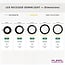 PURPL LED Downlight - 24W - ø238 mm - 4000K Helder Wit - IP40 - Inbouw - Rond - Zwart