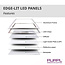 PURPL LED Paneel - 62x62 - 6000K Koud wit - 33W - 3300 lm -100 lm/W - UGR<22 - Flikkervrij - Edge-lit
