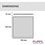 PURPL LED Paneel - 60x60 - 4000K Helder wit - 30W - 4200 lm - 140 lm/W - UGR<22 - IP50 - Flikkervrij - Back-lit