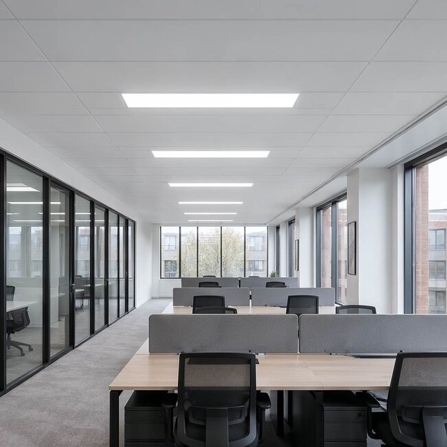 PURPL LED Paneel - 30x120 - 6000K Koud wit - 30W - 3950 lm - 130 lm/W - UGR<22 - IP40 - Flikkervrij - Edge-lit