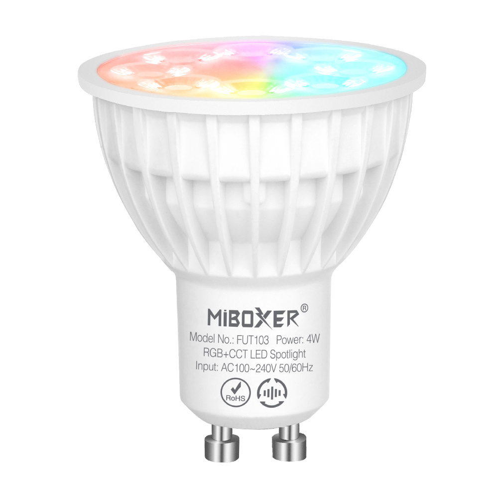 PURPL LED GU10 Spot | 4W | RGB+CCT | Mi-Light | 2.4 GHz RF | FUT103, foto 3 van 5