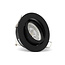 PURPL LED GU10 spot inbouw armatuur - Zink - Ø83mm - Zwart - Kantelbaar IP20 Rond