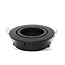 PURPL LED GU10 spot inbouw armatuur - Zink - Ø83mm - Zwart - Kantelbaar IP20 Rond