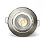PURPL LED GU10 spot inbouw armatuur - Zink - Ø83mm - RVS - Kantelbaar IP20 Rond