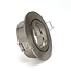 PURPL LED GU10 spot inbouw armatuur - Zink - Ø83mm - RVS - Kantelbaar IP20 Rond