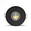 PURPL LED Inbouwspot Armatuur GU10 - Ø83 mm - IP65 Waterdicht - Zwart - Incl. Fitting