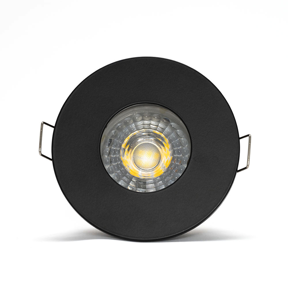 PURPL LED Inbouwspot Armatuur GU10 - Ø83 mm - IP65 Waterdicht - Zwart - Incl. Fitting, foto 2 van 6