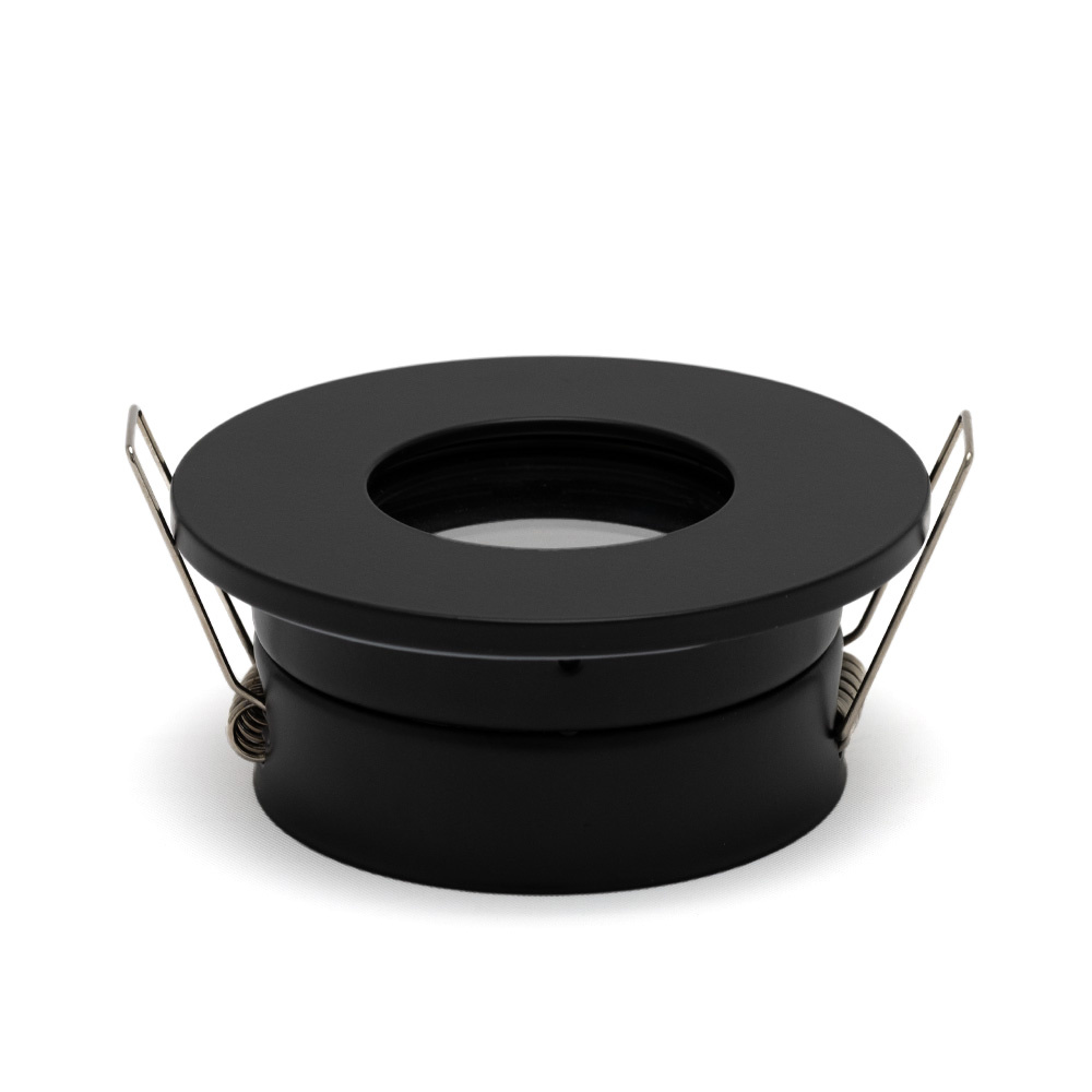 PURPL LED Inbouwspot Armatuur GU10 - Ø83 mm - IP65 Waterdicht - Zwart - Incl. Fitting, foto 5 van 6