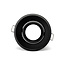 PURPL LED GU10 spot inbouw armatuur - Verdiept - Ø93mm - Zwart - Kantelbaar IP20 Rond