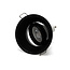 PURPL LED GU10 spot inbouw armatuur - Verdiept - Ø93mm - Zwart - Kantelbaar IP20 Rond