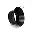 PURPL LED GU10 spot inbouw armatuur - Verdiept - Ø93mm - Zwart - Kantelbaar IP20 Rond
