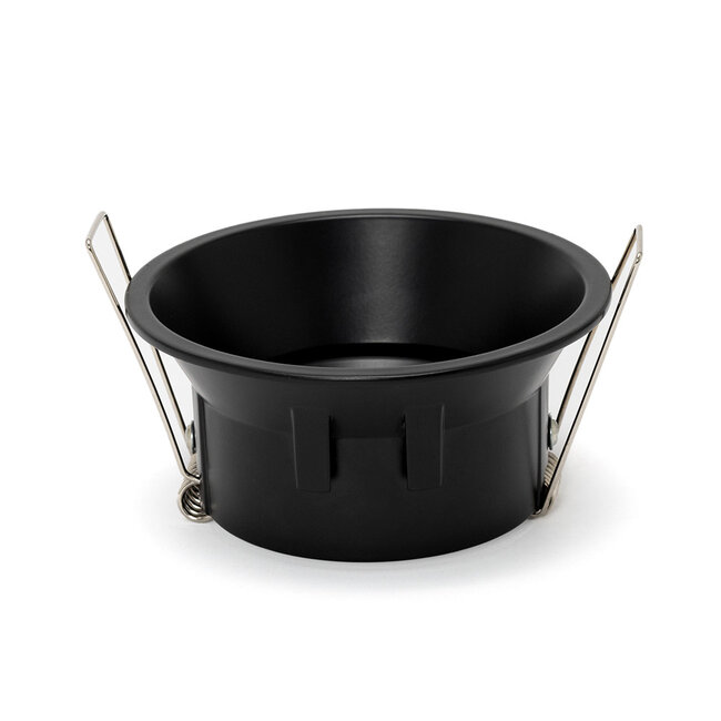 PURPL LED GU10 spot inbouw armatuur - Verdiept - Ø93mm - Zwart - Kantelbaar IP20 Rond