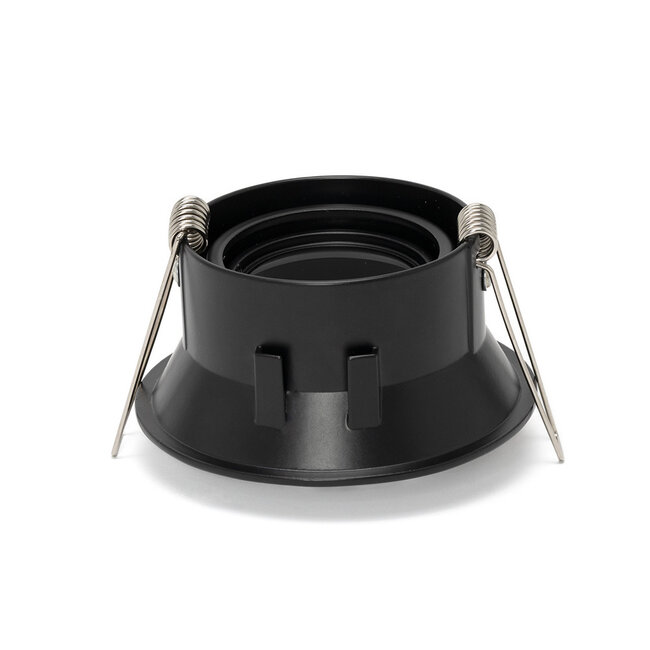 PURPL LED GU10 spot inbouw armatuur - Verdiept - Ø93mm - Zwart - Kantelbaar IP20 Rond
