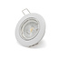 PURPL LED GU10 spot inbouw armatuur - Alu - Ø84mm - Wit - Kantelbaar IP20 Rond