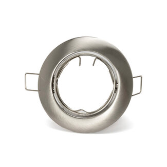 PURPL LED GU10 spot inbouw armatuur - Alu - Ø84mm - RVS - Kantelbaar IP20 Rond