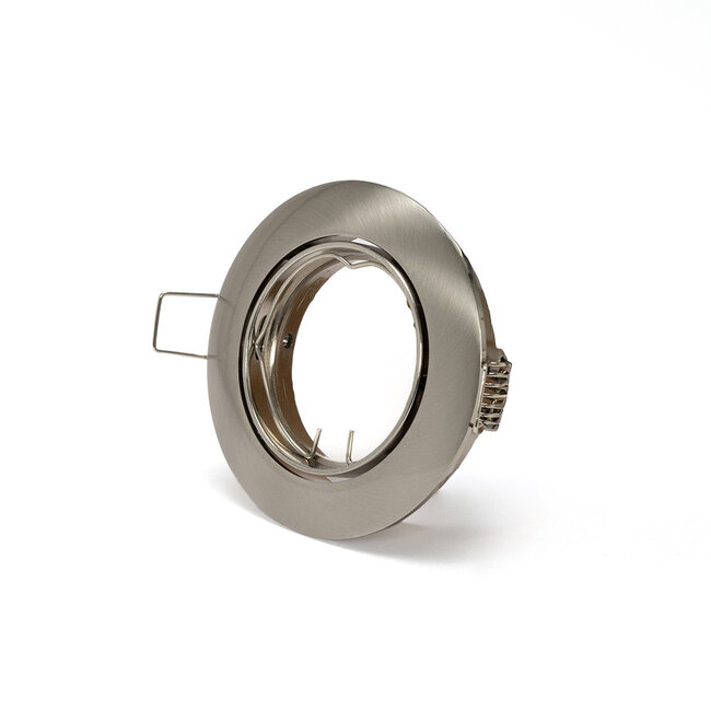 PURPL LED GU10 spot inbouw armatuur - Alu - Ø84mm - RVS - Kantelbaar IP20 Rond