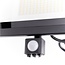PURPL LED Flutlicht mit Sensor 100W Warmweiß IP44 Schwarzes Gehäuse