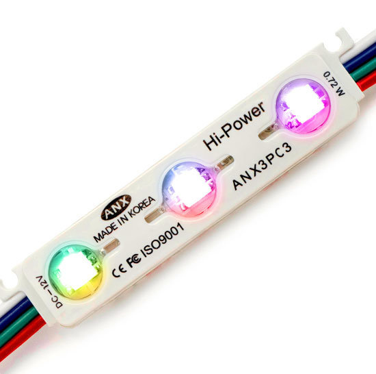 LED Modul RGB Mehrfarbig 12V 50 Stück