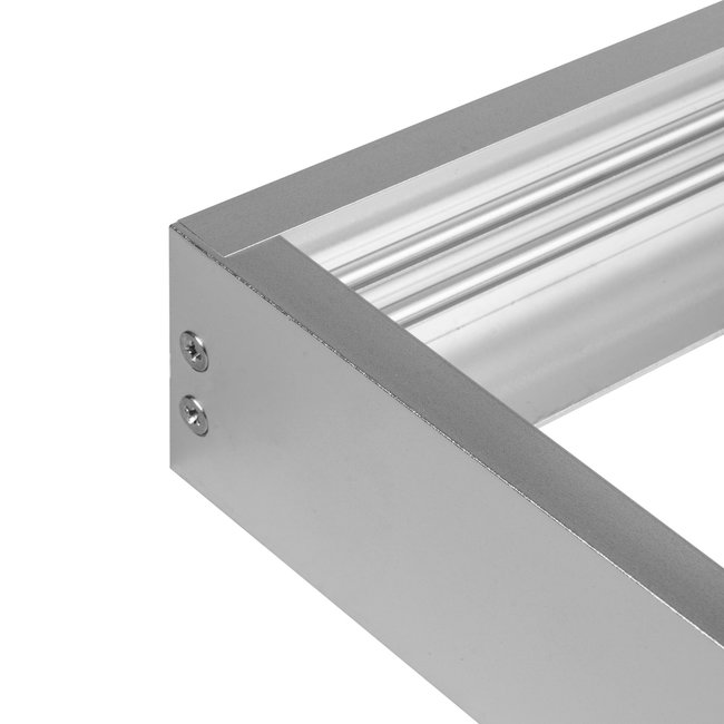 PURPL LED-Panel Aufbaurahmen 62x62 Silber