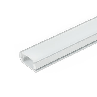 PURPL LED Strip Alu-Profil Weiß für Treppenhausbeleuchtung