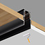 48V Magnetschienen-Eckverbinder | Einbaumontage | Decke-zu-Wand