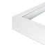 Aufbaubaurahmen für 120x60 LED Panel | weiß