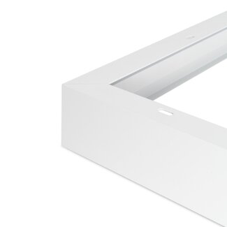 LED Panel - 62x62 - Aufbaurahmen Weiß - Click Connect