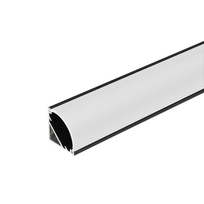 PURPL LED Strip Alu-Profil 1,5M 20x20mm Ecke Schwarz