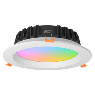 LED Einbaustrahler - ø230mm - RGB+CCT - 25W - Rund - Weiß - FUT060