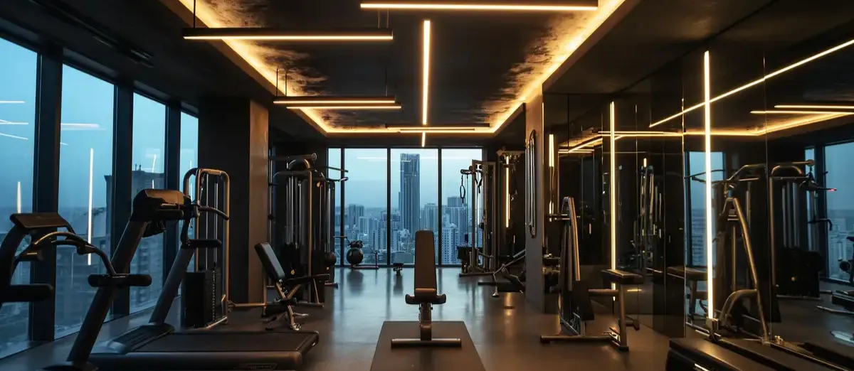 Die beste LED-Beleuchtung für Fitnessstudios