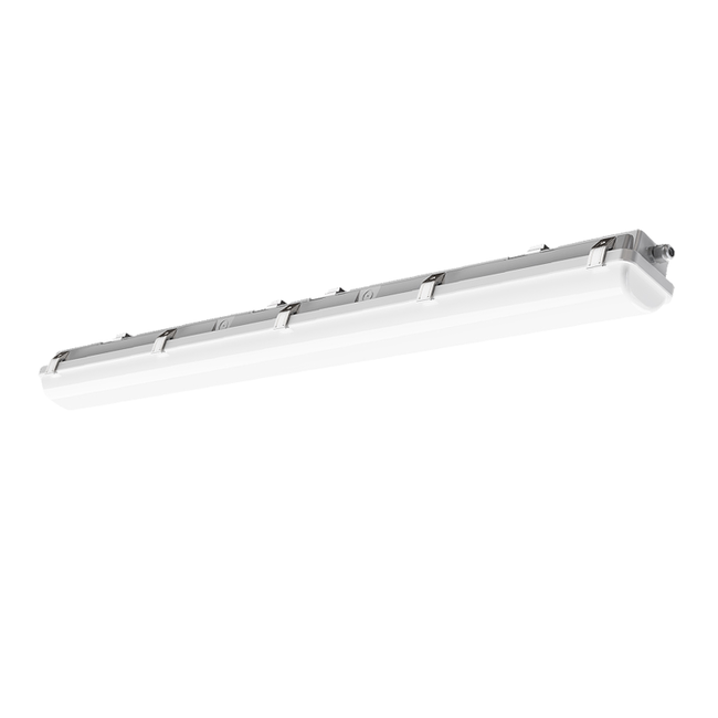 PURPL LED-Feuchtraumleuchte mit Kabelkanal | 4000K + 6000K | 40W | IP65 | 80°