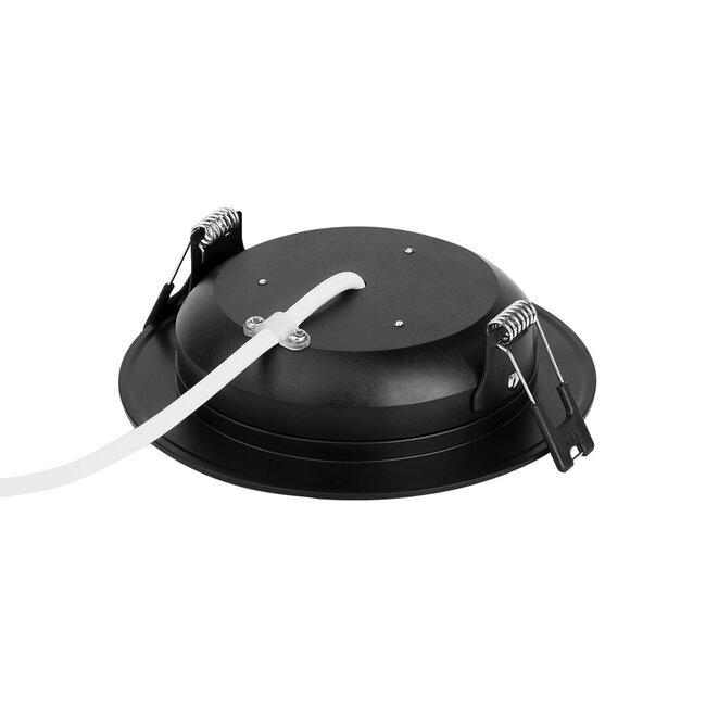 LED Einbaustrahler - 6W - ø120mm - RGB+CCT -  IP44 - Rund - Schwarz - FUT068B