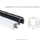 PURPL LED-Schienenspot | 3 Phasen | RGB+CCT | 30W | Zigbee 3.0 | schwarz