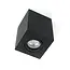 PURPL LED Deckenleuchte GU10 Armatur Aufbau Quadratisch Schwarz