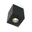 Aufbau-Spot GU10 | 90 × 90 × 115 mm | Schwarz | Eckig | IP20