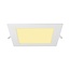 LED Einbaustrahler - 12W - 170x170mm - Warmweiß 3000K - IP40 - Quadratisch - Weiß