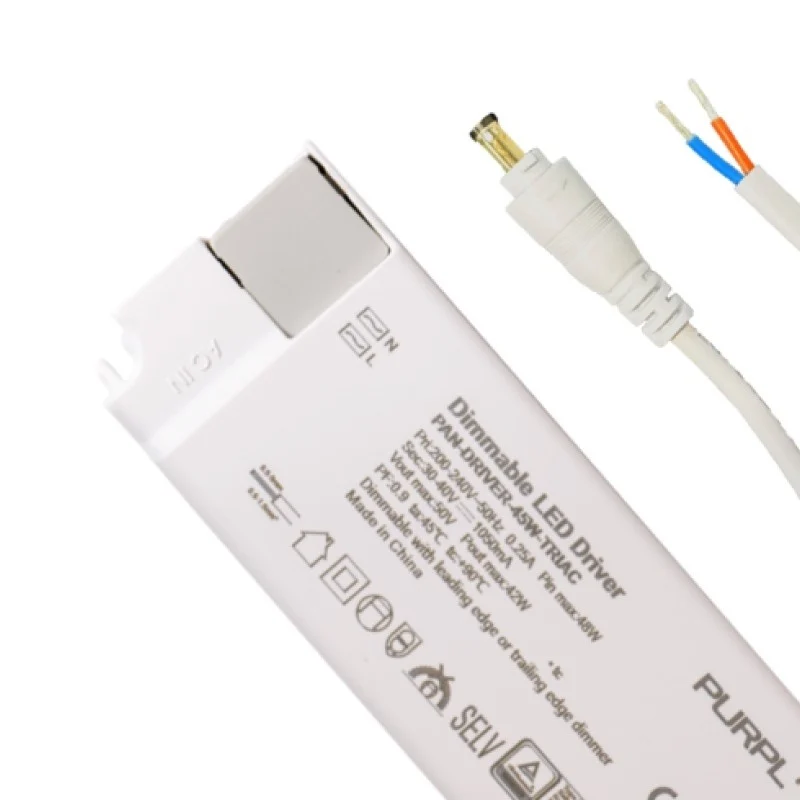 Dimmbarer LED-Treiber Triac 45W zum Nachrüsten eines LED-Panels