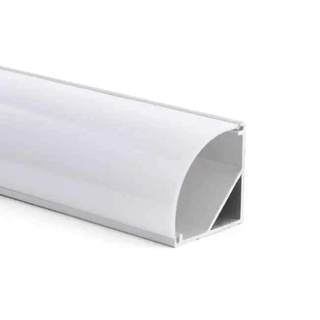 PURPL LED Streifen Eck-Profil V-Form | 1,5m x 30x30mm | Aufputzmontage | Aluminium