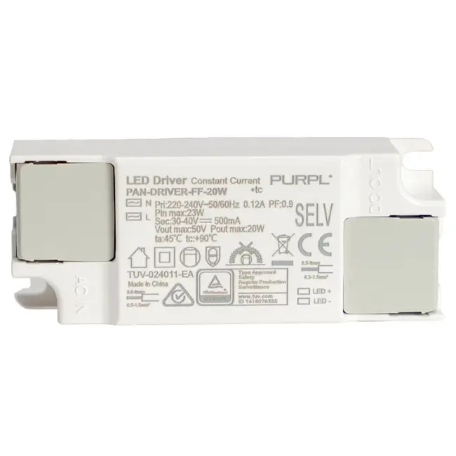 PURPL LED-Treiber | 20W | 30-40V | 500mA | Flimmerfrei